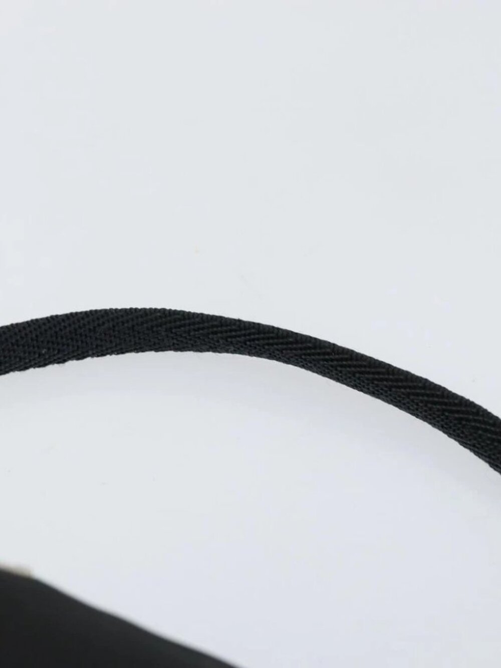 PRADA Accessory Pouch Nylon Black Silver Auth - Picture 12 of 15